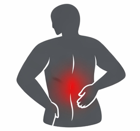 fájó derék - ikon