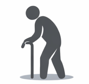 bottal járó ember - ikon